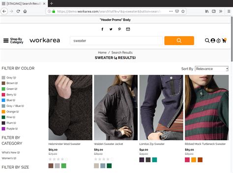 Storefront search .